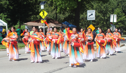 Chinese Cultural Garden in Parade of Flags at One World Day